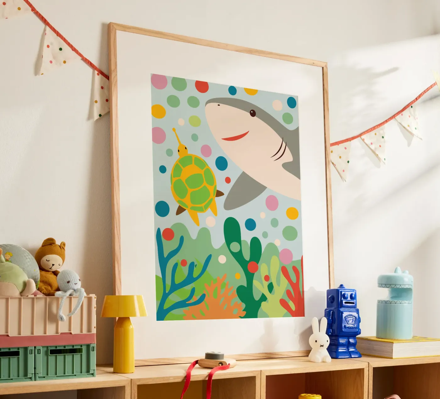 Sharks and Turtles poster da CUTE ANIMALS