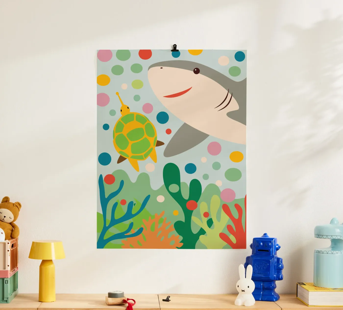 Squali e tartarughe poster da CUTE ANIMALS