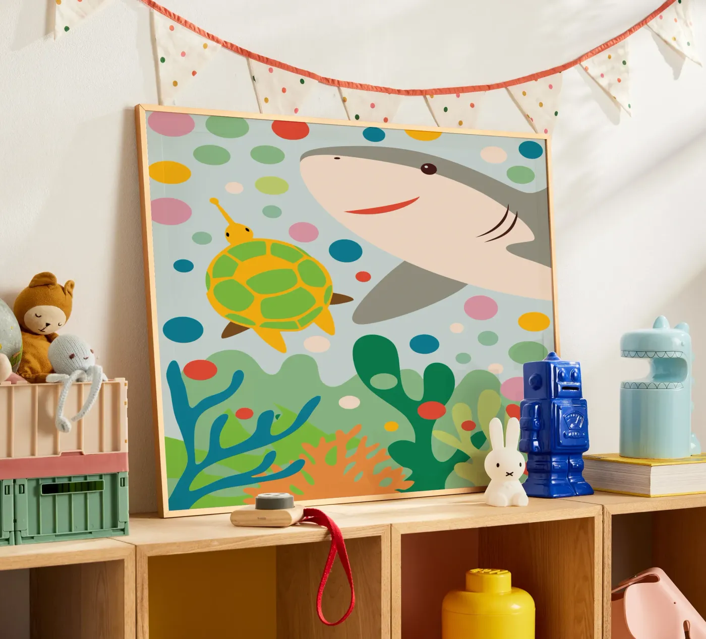 Squali e tartarughe poster da CUTE ANIMALS