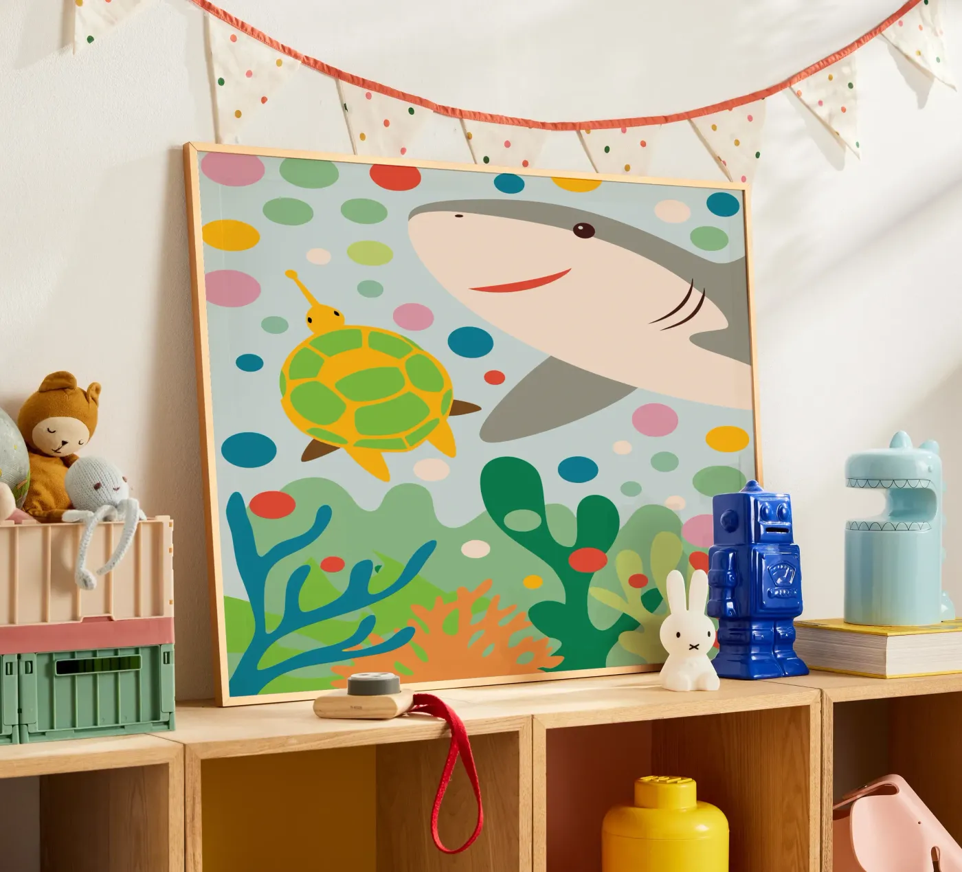 Sharks and Turtles poster da CUTE ANIMALS
