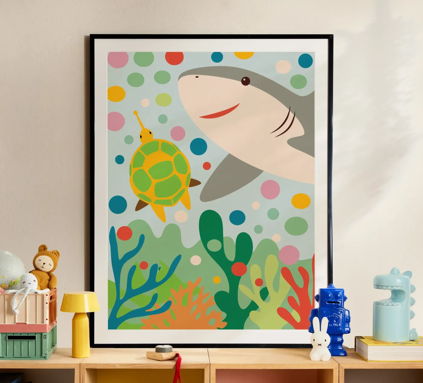 Squali e tartarughe poster da CUTE ANIMALS