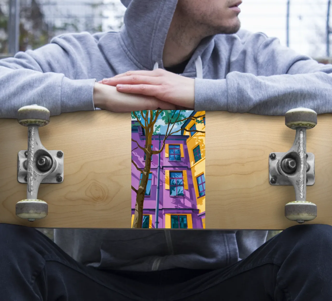 Psychedelic Urban Facade sticker by Prism Ritual