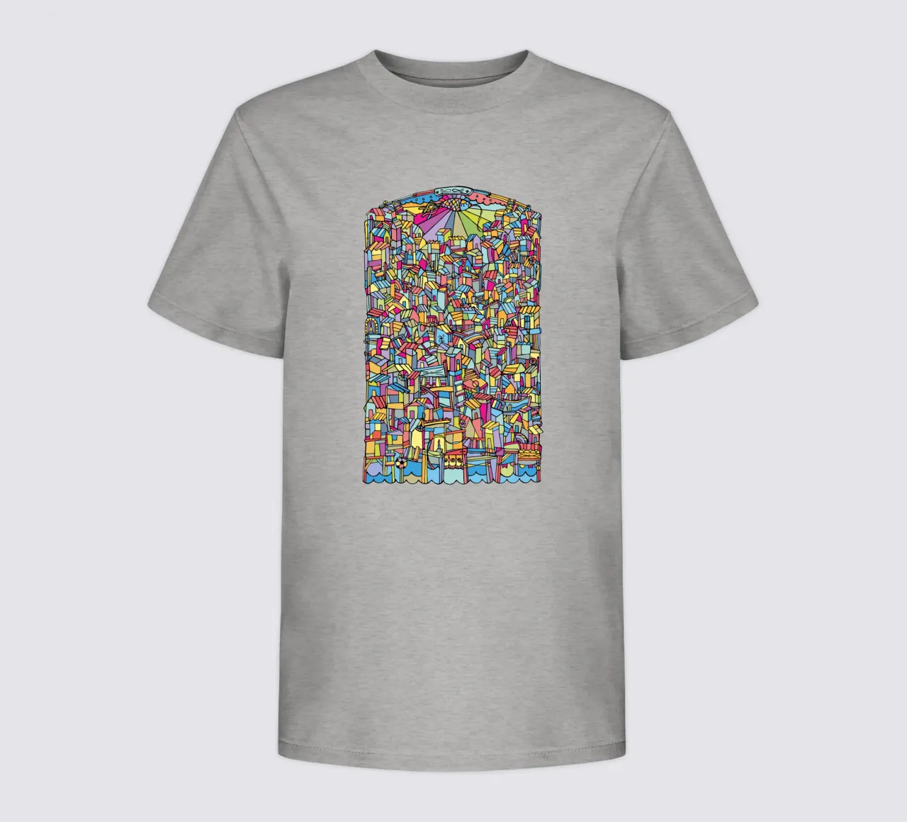 Flat V kinder t-shirt van Ninhol