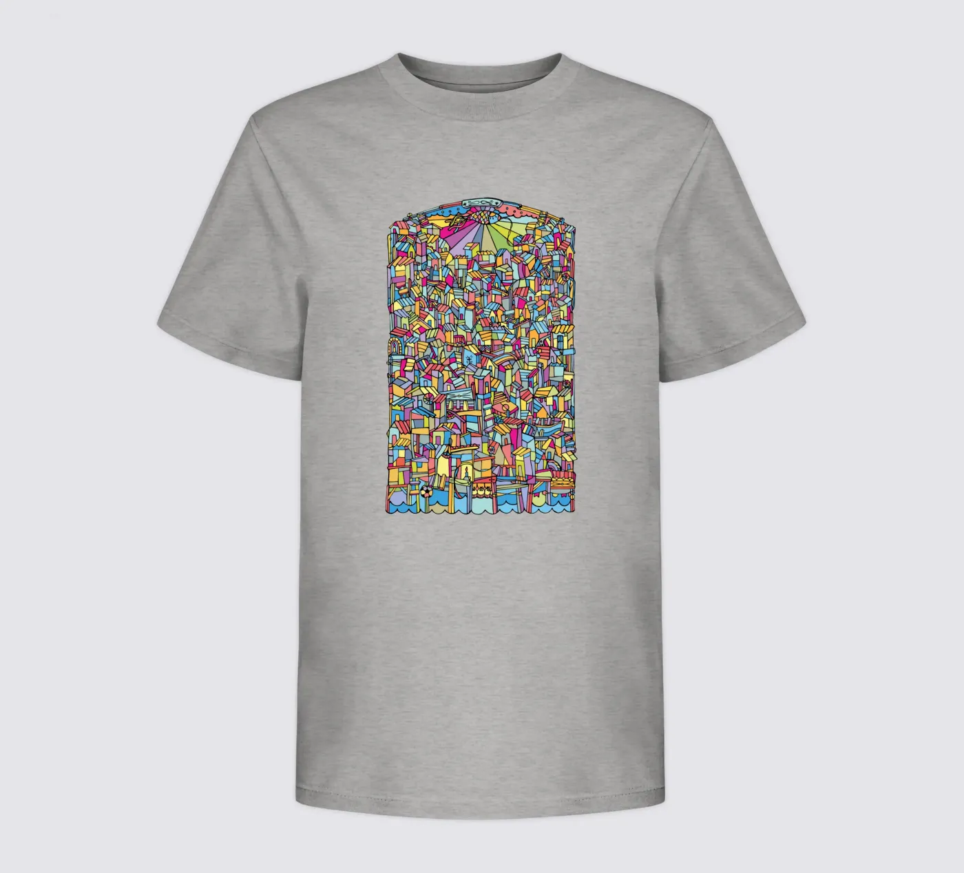 Flat V kinder t-shirt van Ninhol