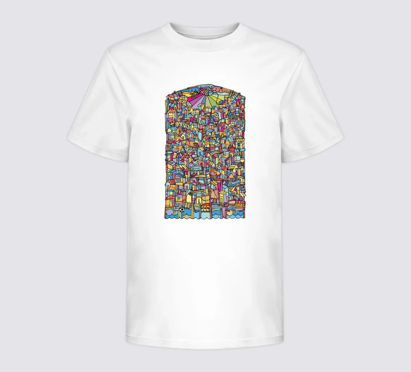Flat V kinder t-shirt van Ninhol