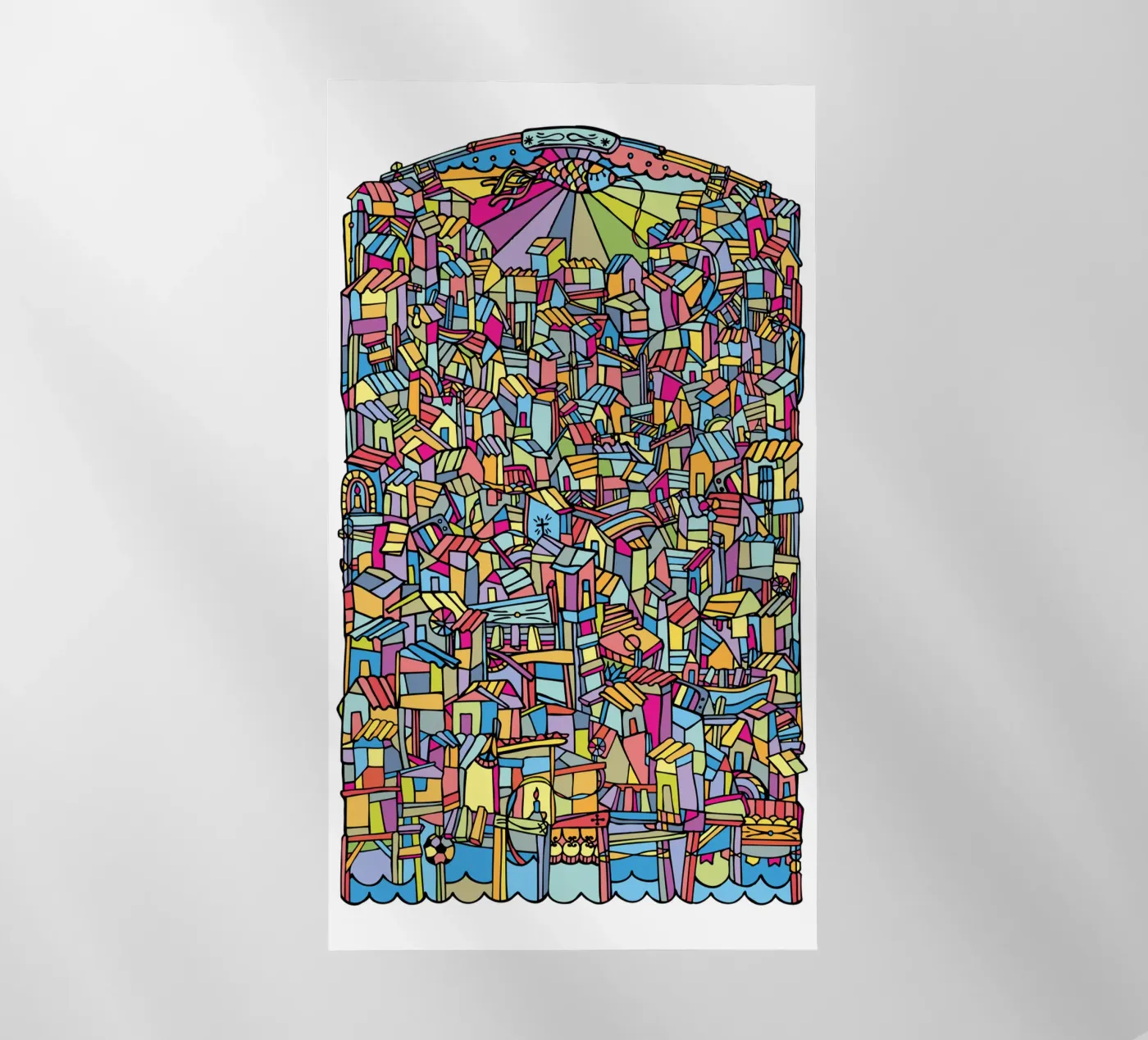 Flat V backlit folie van Ninhol