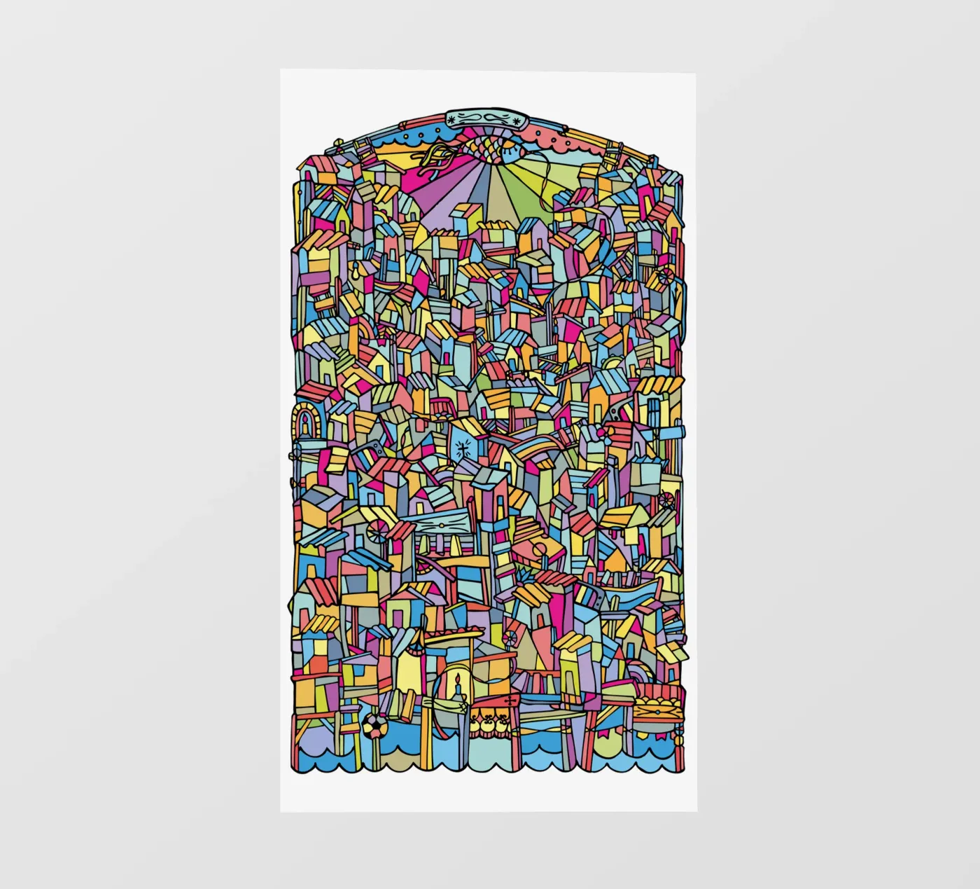 Flat V backlit folie van Ninhol