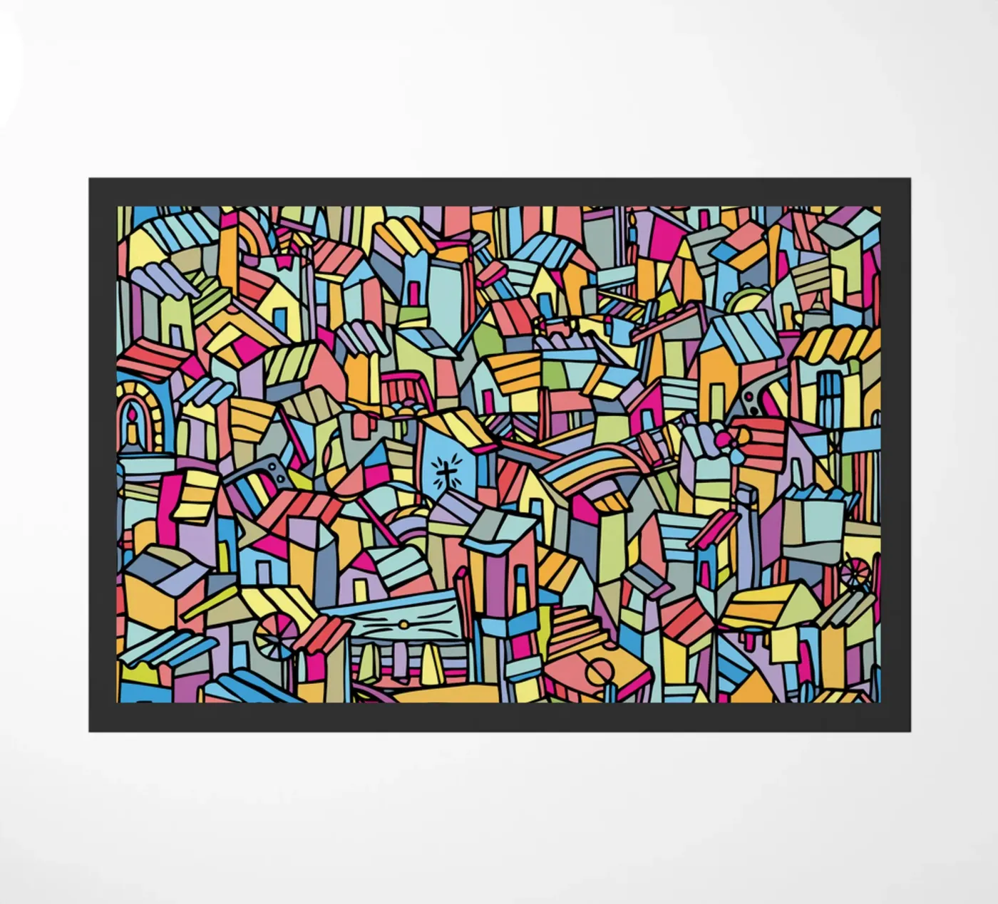 Flat V deurmat van Ninhol