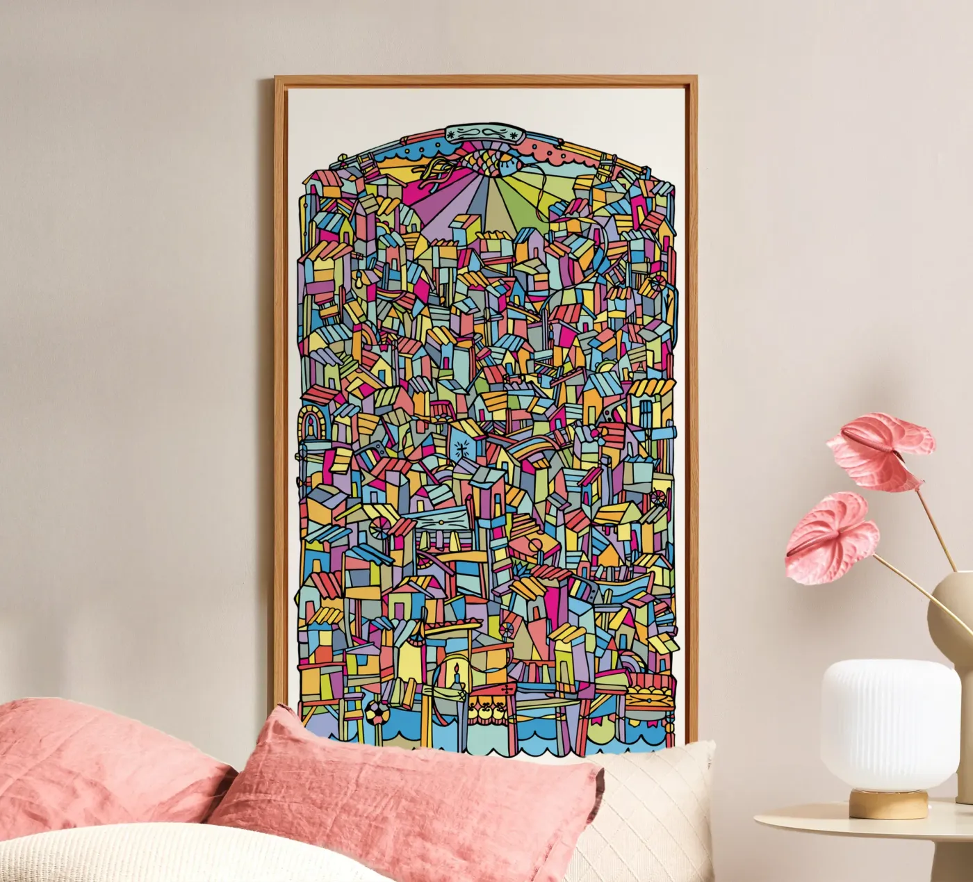 Favela V alluminio dibond da Ninhol