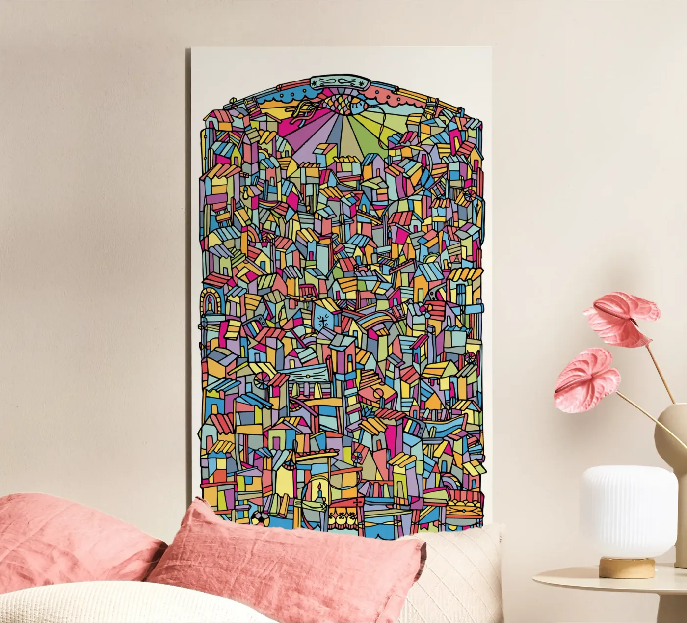 Favela V alluminio dibond da Ninhol