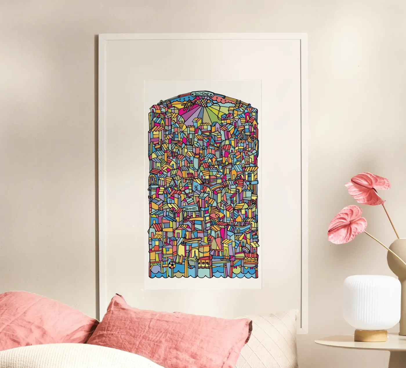 Favela V poster by Ninhol