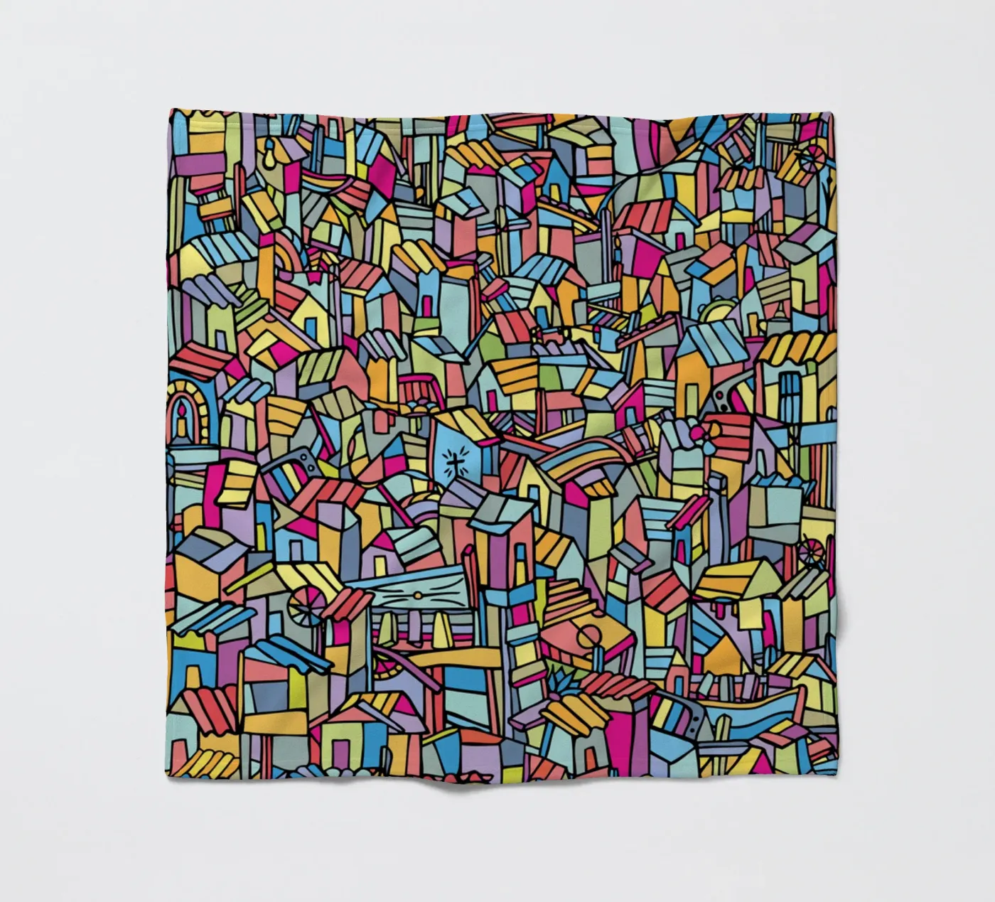 Favela V Fleecedecke von Ninhol