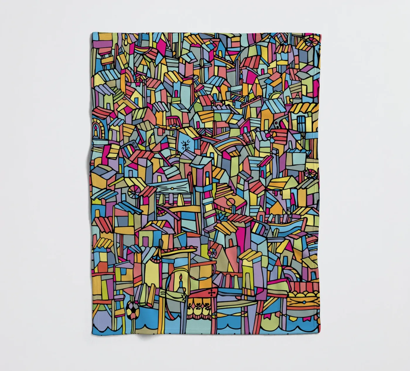 Favela V Fleecedecke von Ninhol