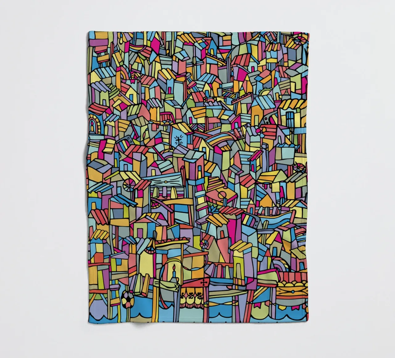 Flat V fleecedeken van Ninhol