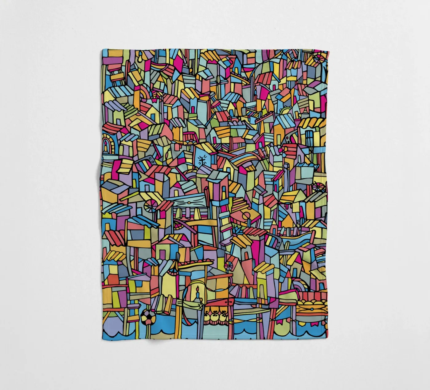 Favela V Fleecedecke von Ninhol