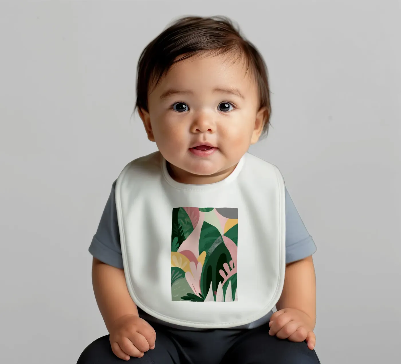 Abstrakte Blattkomposition Babylätzchen von Frosh Pallete