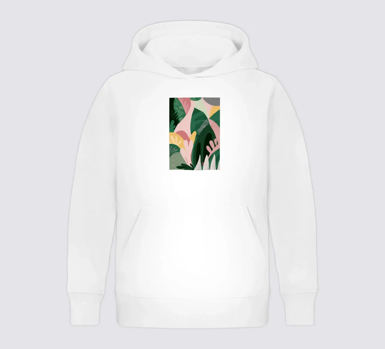 Composición abstracta de hojas sudadera con capucha para niño de Frosh Pallete
