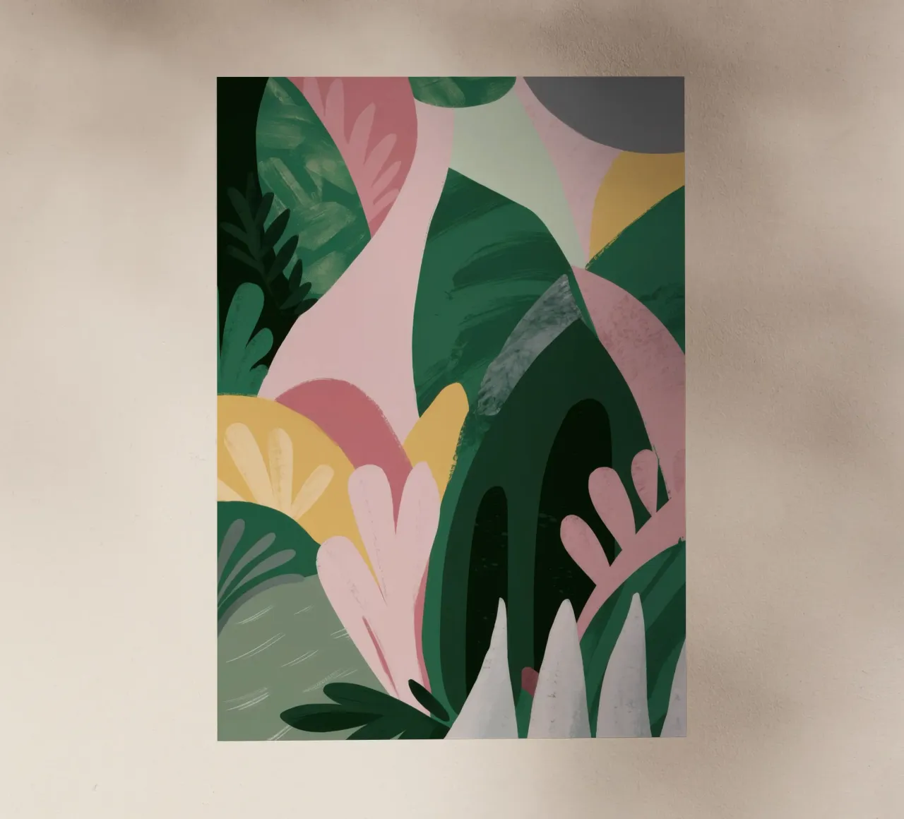 Abstract Leaf Composition pellicola backlit da Frosh Pallete