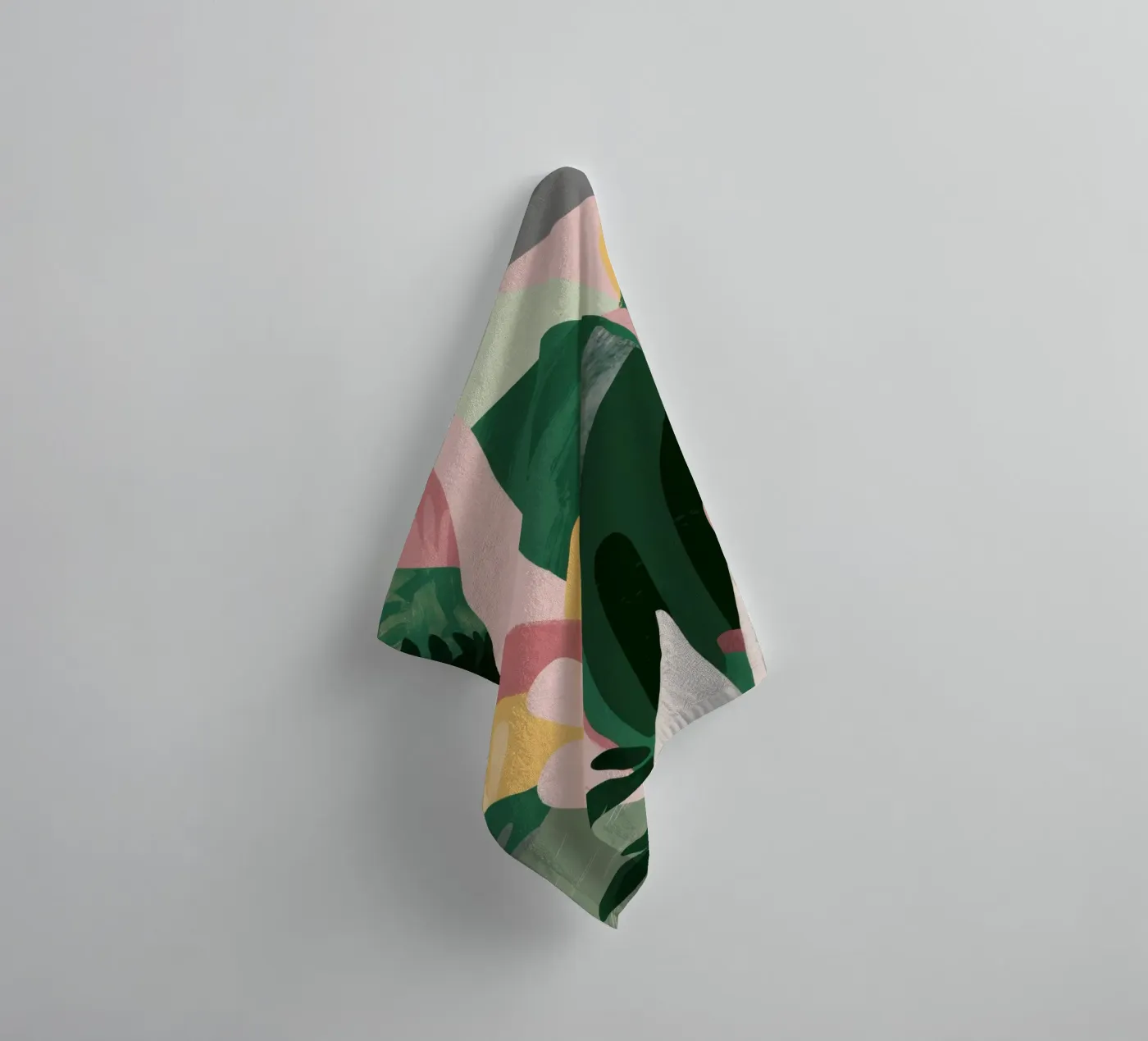 Abstract Leaf Composition towel by Frosh Pallete