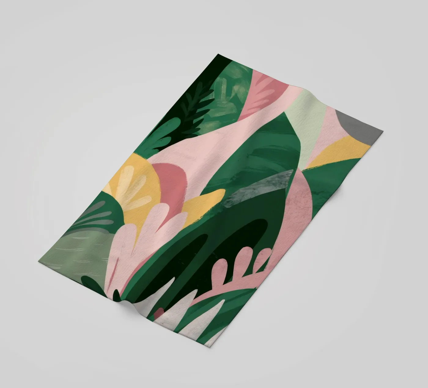 Composizione astratta di foglie telo mare da Frosh Pallete