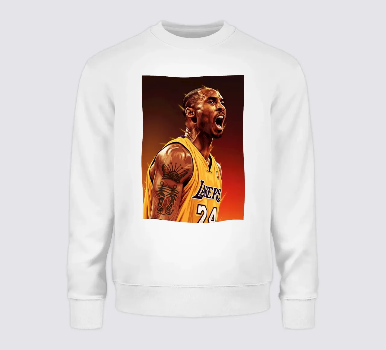 Kobe Bryant portrait (5) felpa da Lembayung art