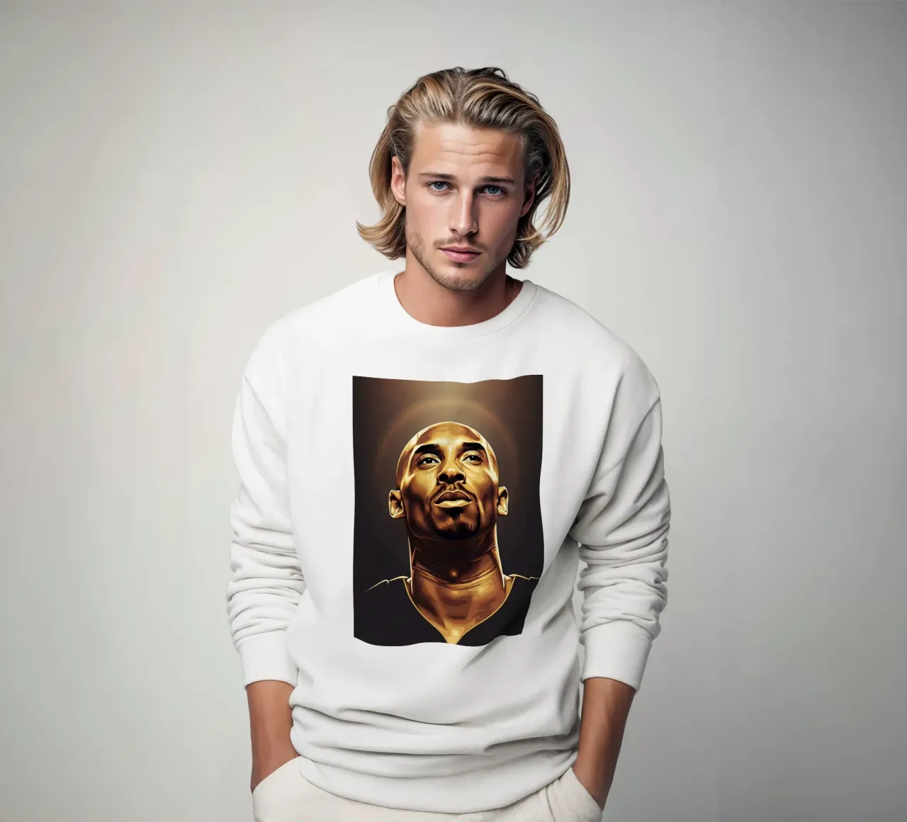 Kobe Bryant portrait (6) sweatshirt by Lembayung art