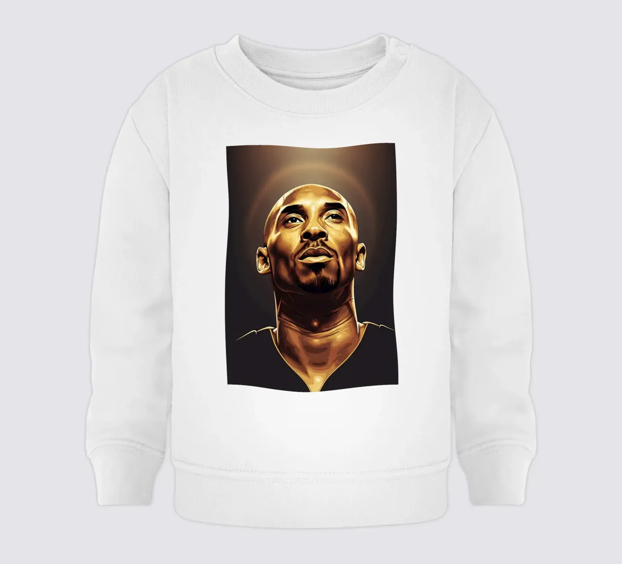 Kobe Bryant portrait (6) felpa neonato da Lembayung art