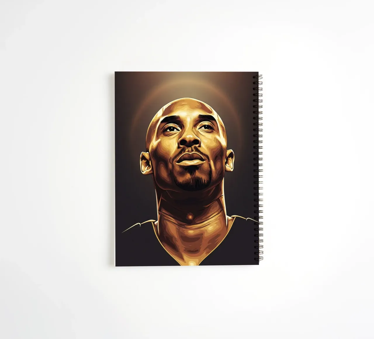 Kobe Bryant portrait (6) diario ad anelli da Lembayung art