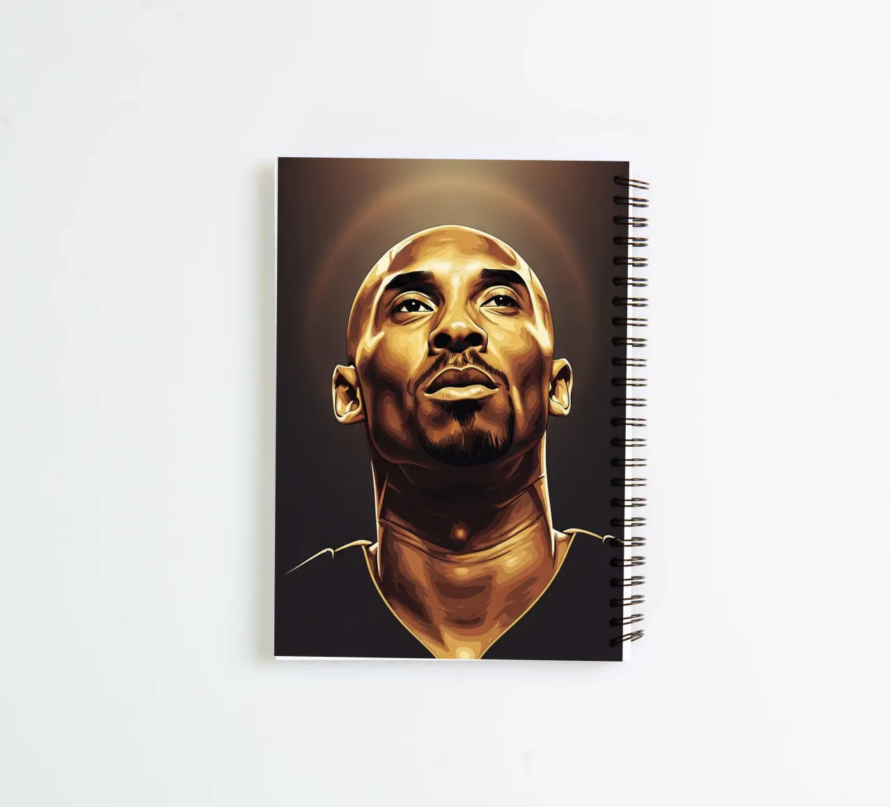 Kobe Bryant portrait (6) diario ad anelli da Lembayung art