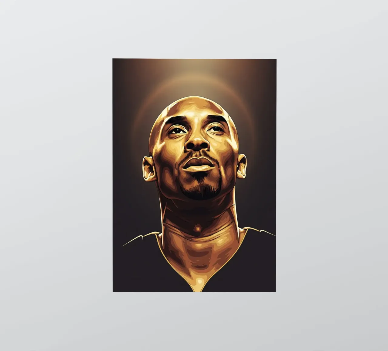 Kobe Bryant portrait (6) adesivo da Lembayung art