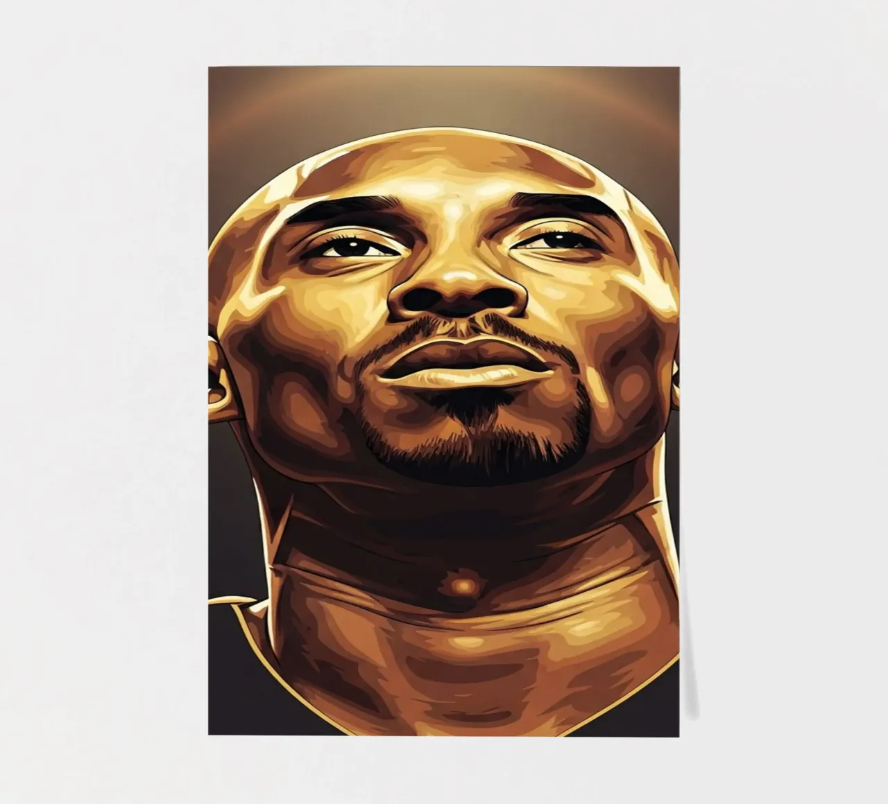 Kobe Bryant portrait (6) foglio adesivo da Lembayung art