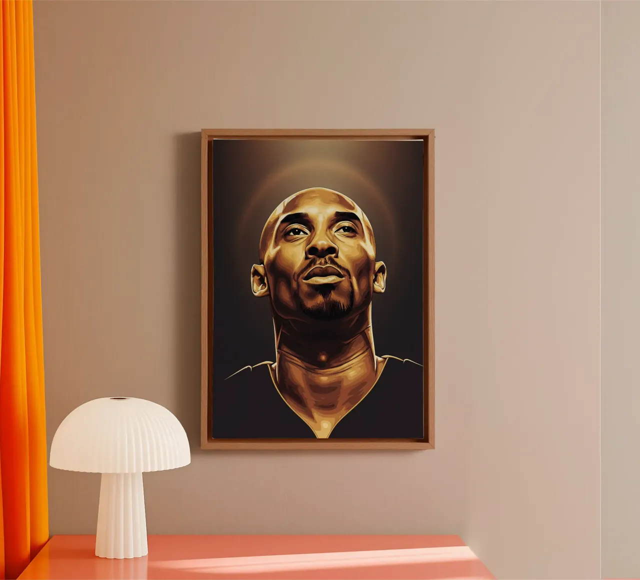 Kobe Bryant portrait (6) tela da Lembayung art