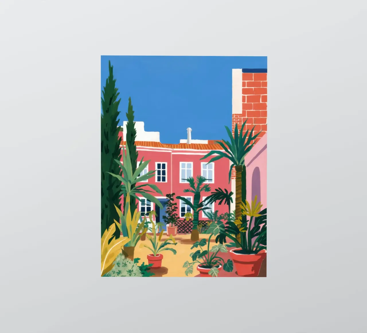 Idyllic Villa Garden sticker by Prism Ritual