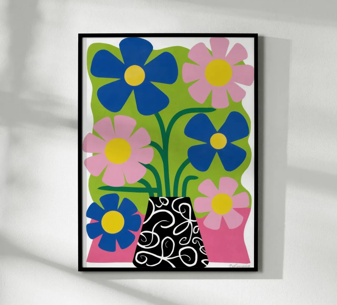 Verspieltes Gänseblümchen Pop Hahnemühle von Frosh Pallete