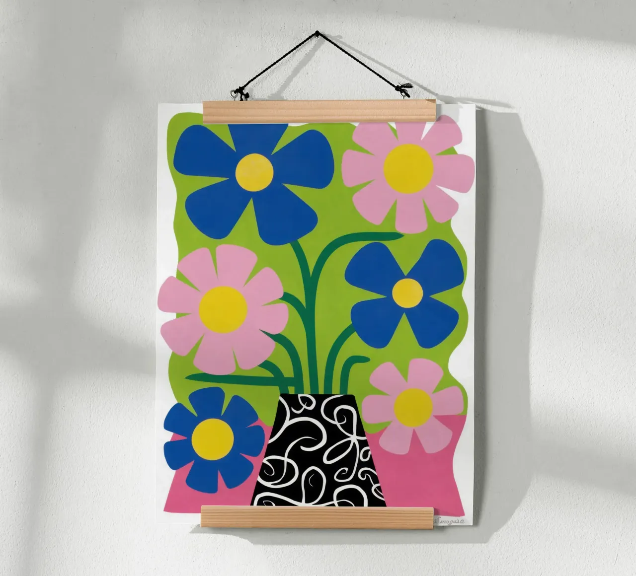 Verspieltes Gänseblümchen Pop Hahnemühle von Frosh Pallete