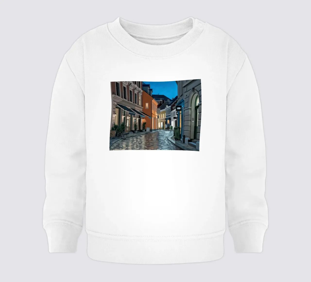 Caffè e sampietrini - Chris Figer felpa neonato da Avacopelprints