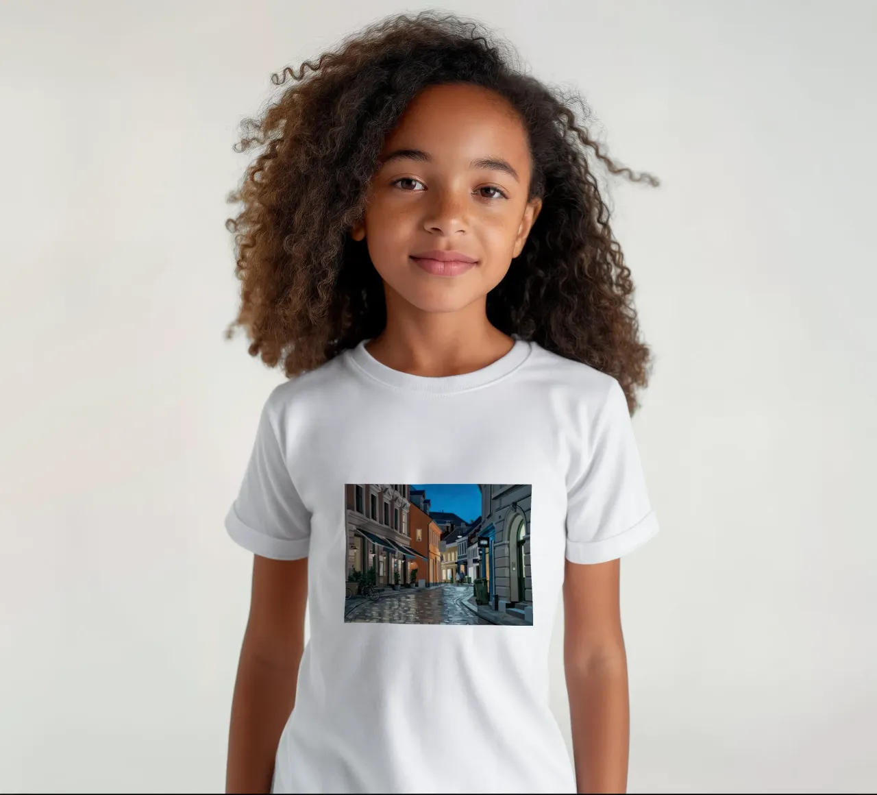 Caffè e sampietrini - Chris Figer t-shirt bambini da Avacopelprints