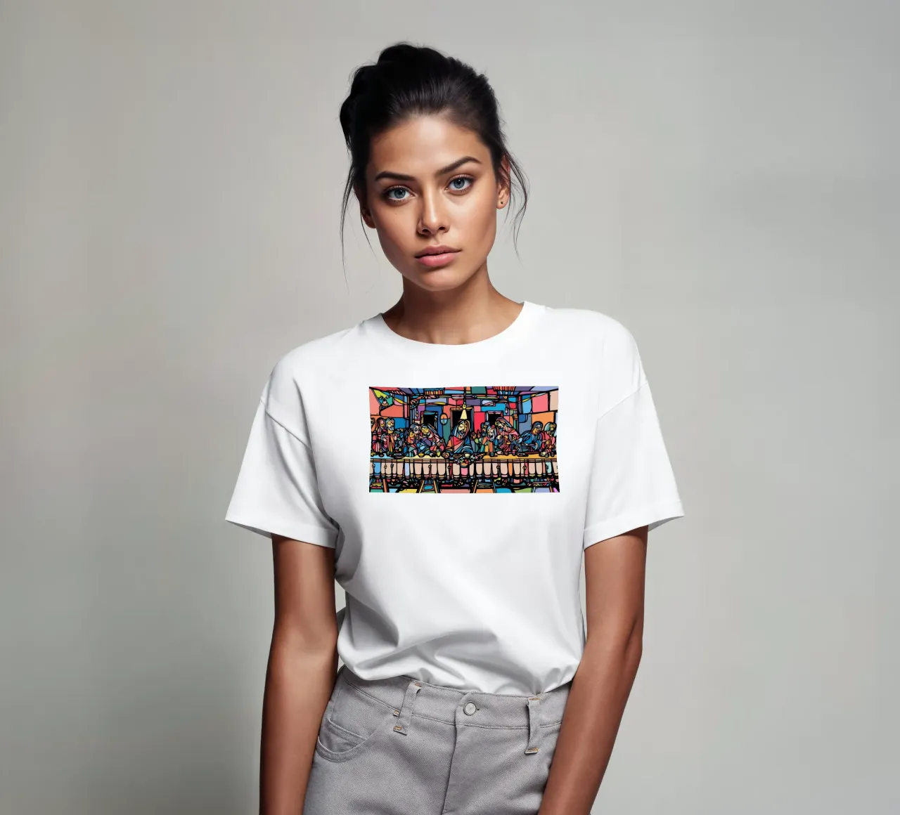 The Last Supper t-shirt da Ninhol