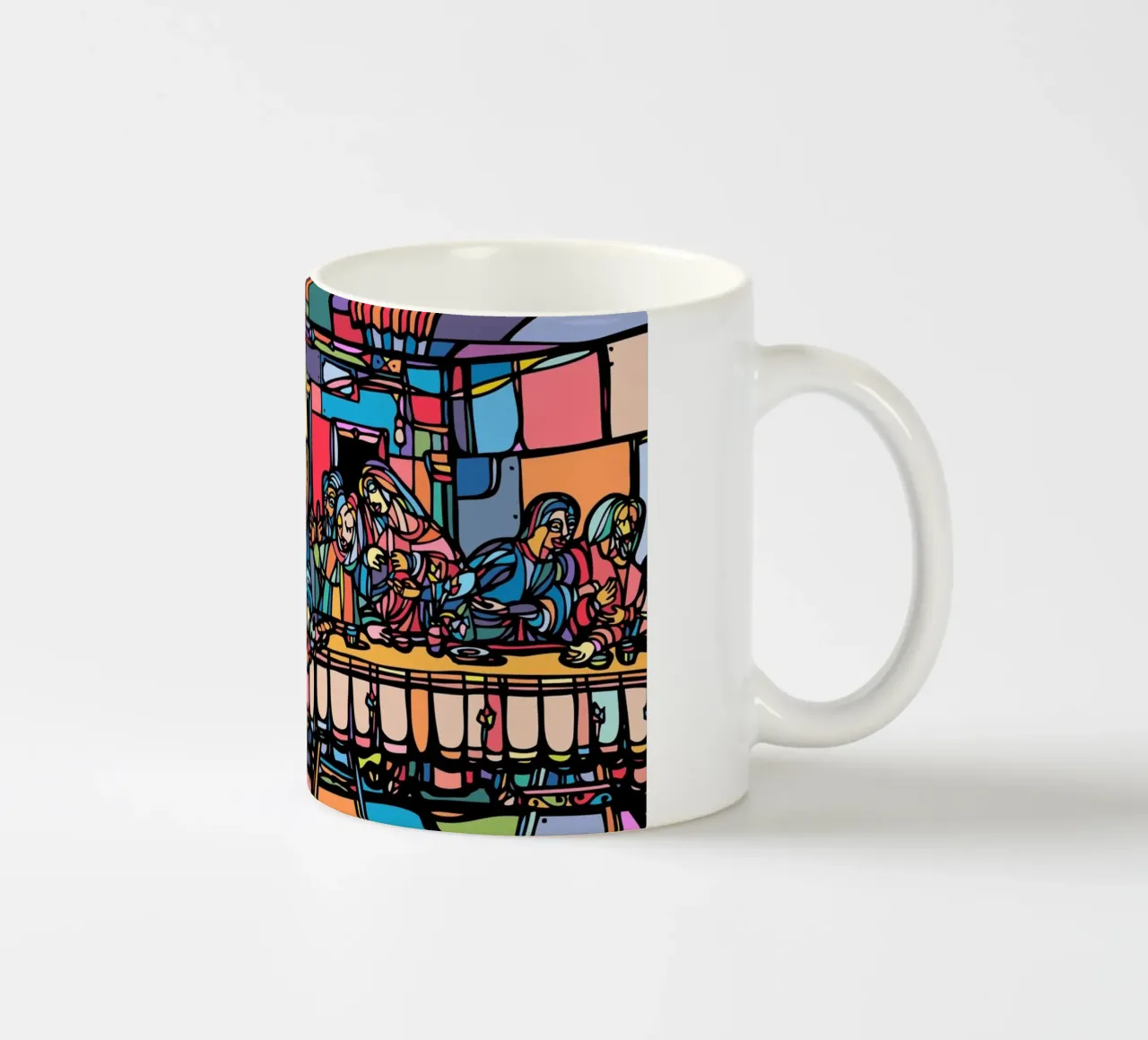 The Last Supper tazza in ceramica da Ninhol