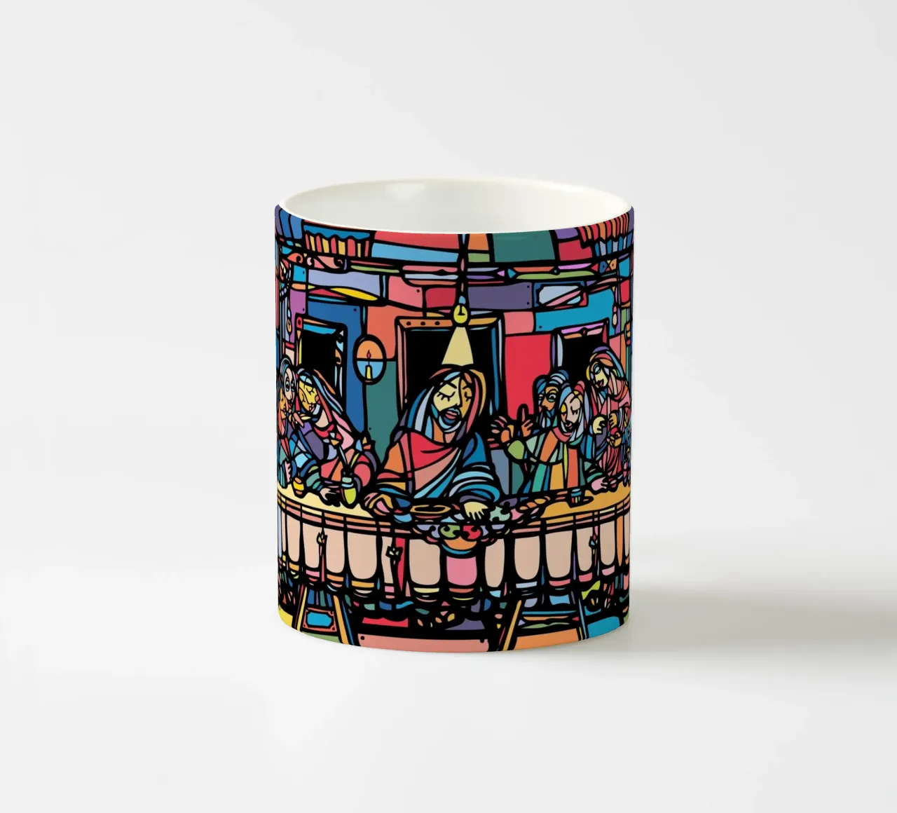 The Last Supper tazza in ceramica da Ninhol