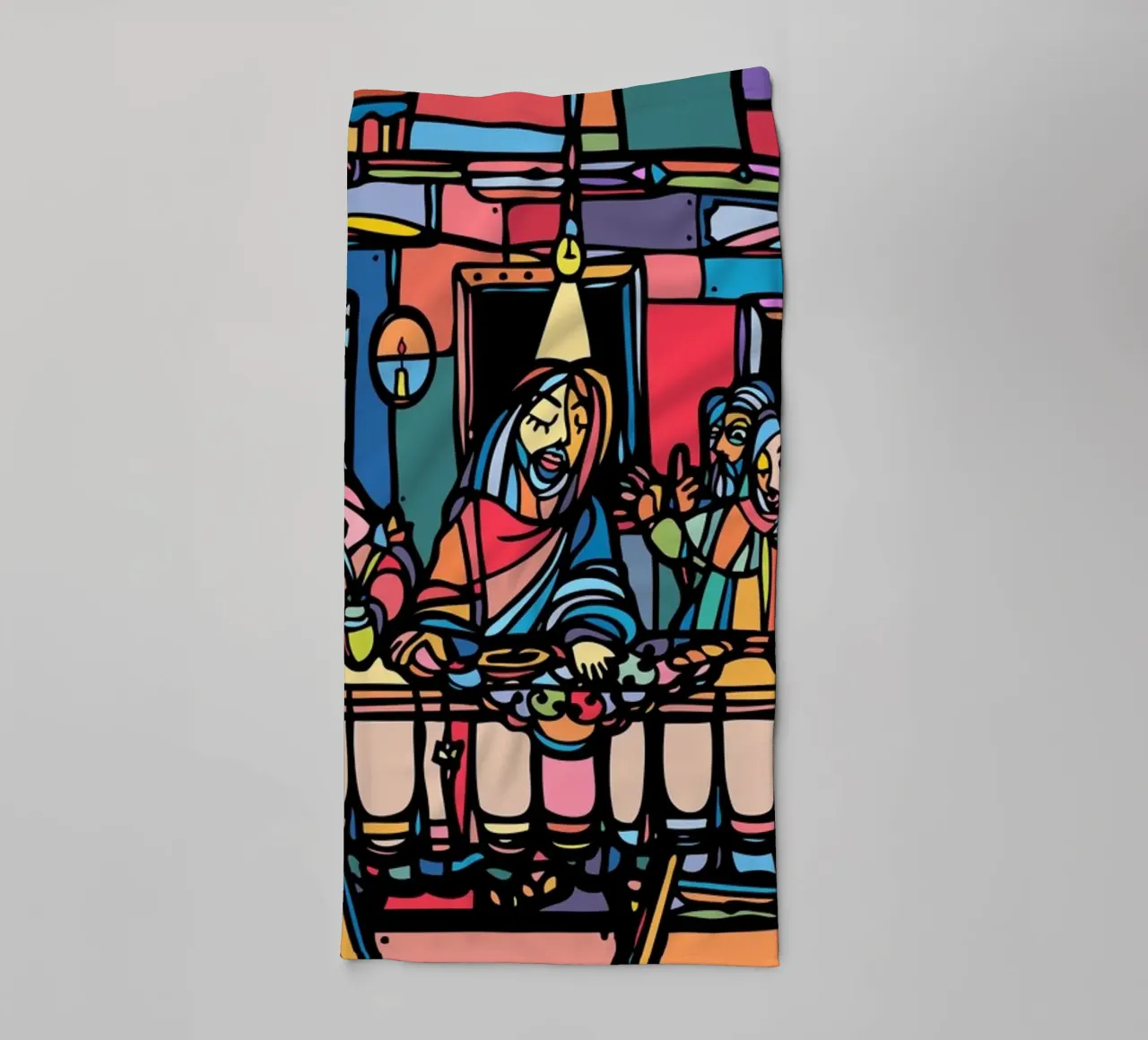 The Last Supper asciugamano da bagno da Ninhol