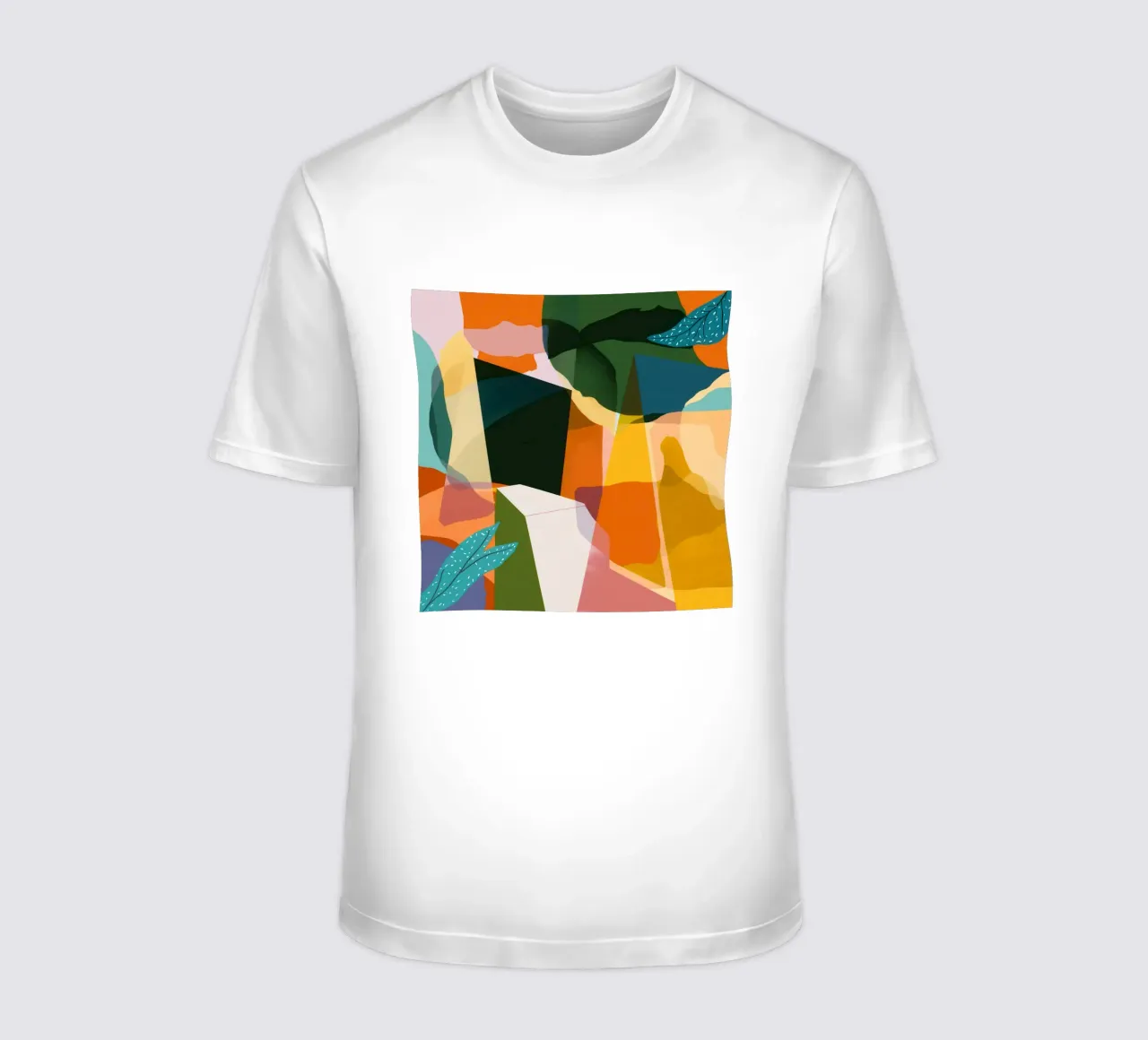 Paesaggio terrestre astratto t-shirt da Solar Paint