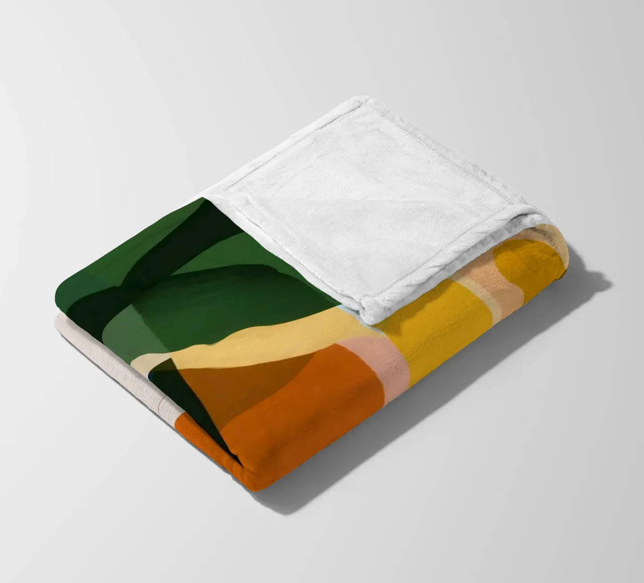 Paesaggio terrestre astratto coperta in pile da Solar Paint