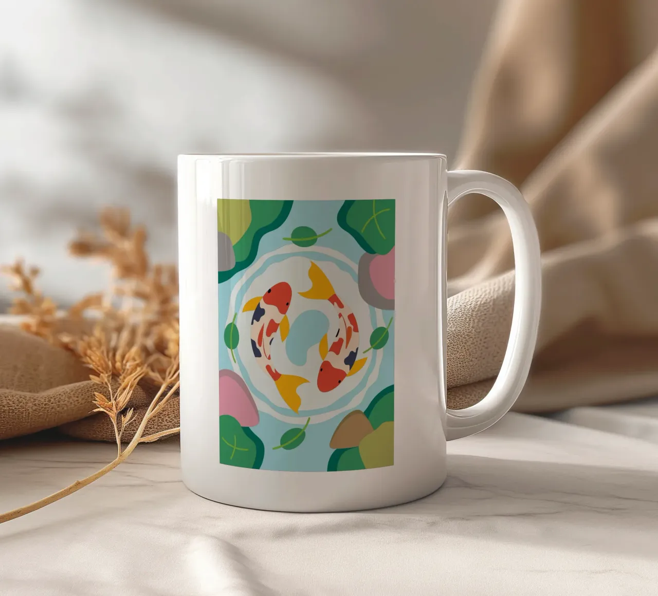 Koi Fish tazza in ceramica da CUTE ANIMALS