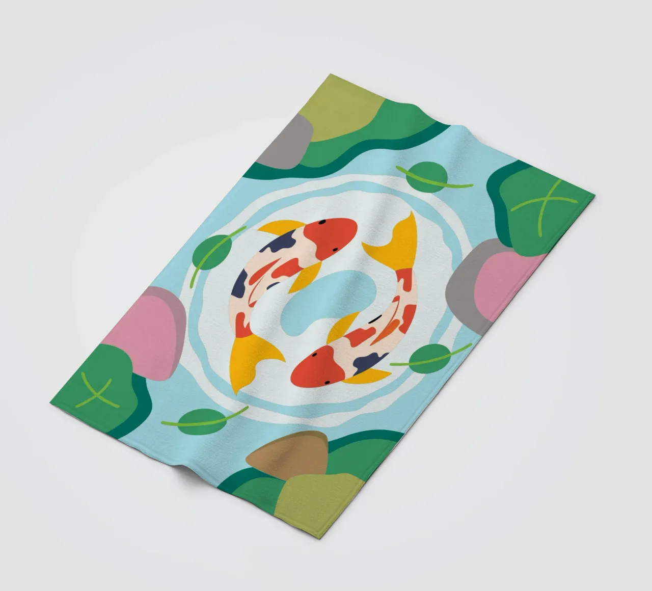 Koi Fish coperta in pile da CUTE ANIMALS