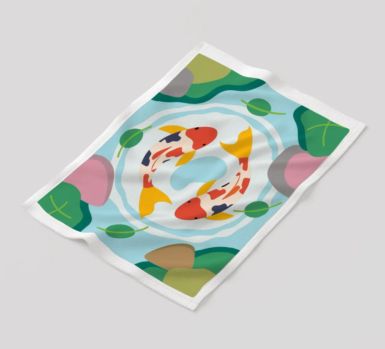 Koi Fish coperta in pile da CUTE ANIMALS