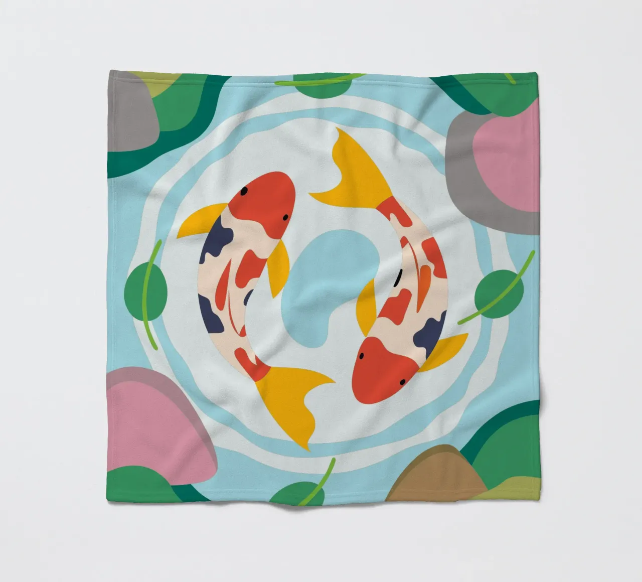 Koi Fish coperta in pile da CUTE ANIMALS