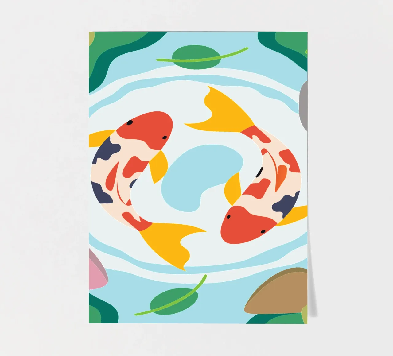 Koi Fish sticker sheet by CUTE ANIMALS
