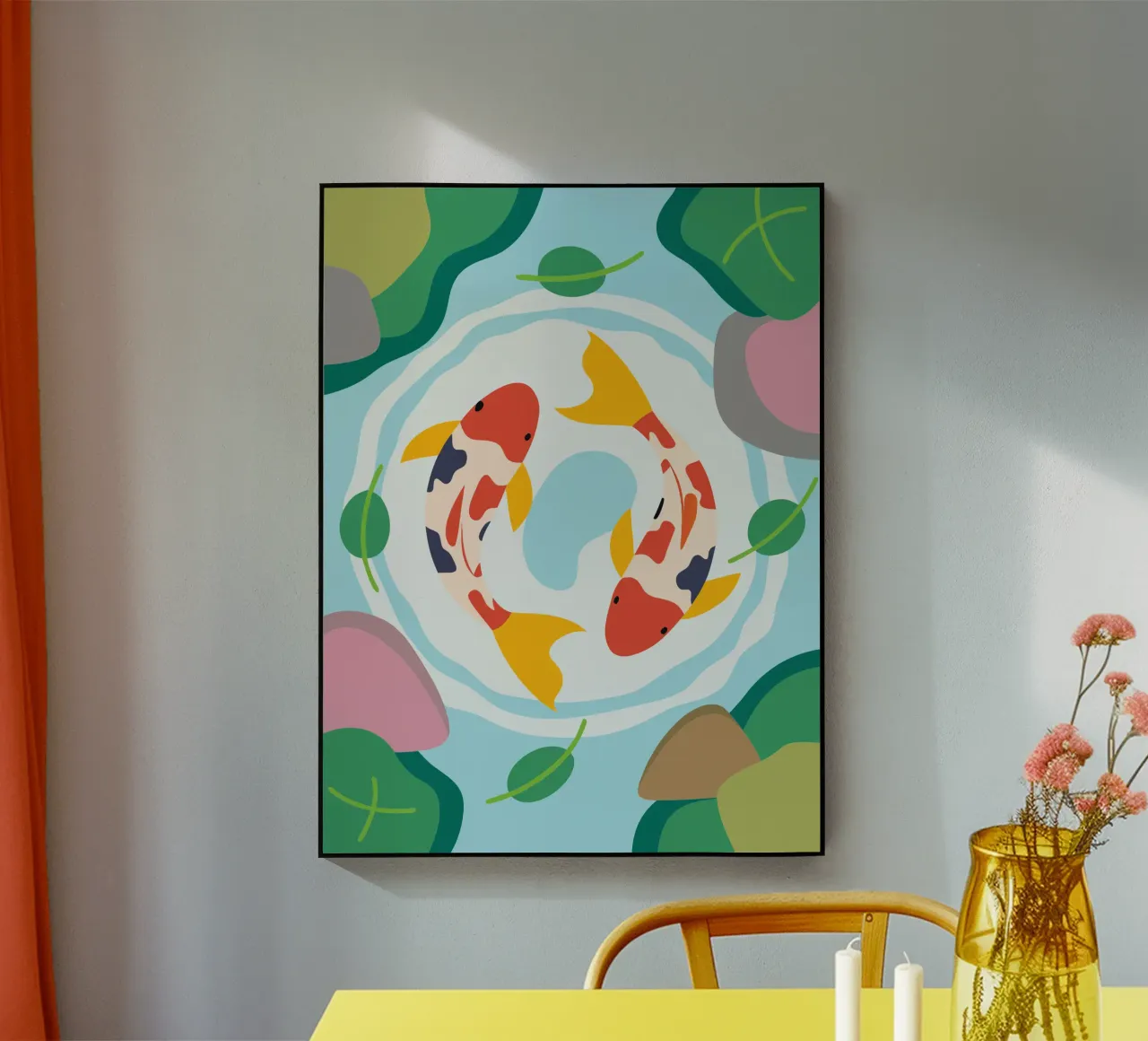 Koi Fish plexiglass da CUTE ANIMALS