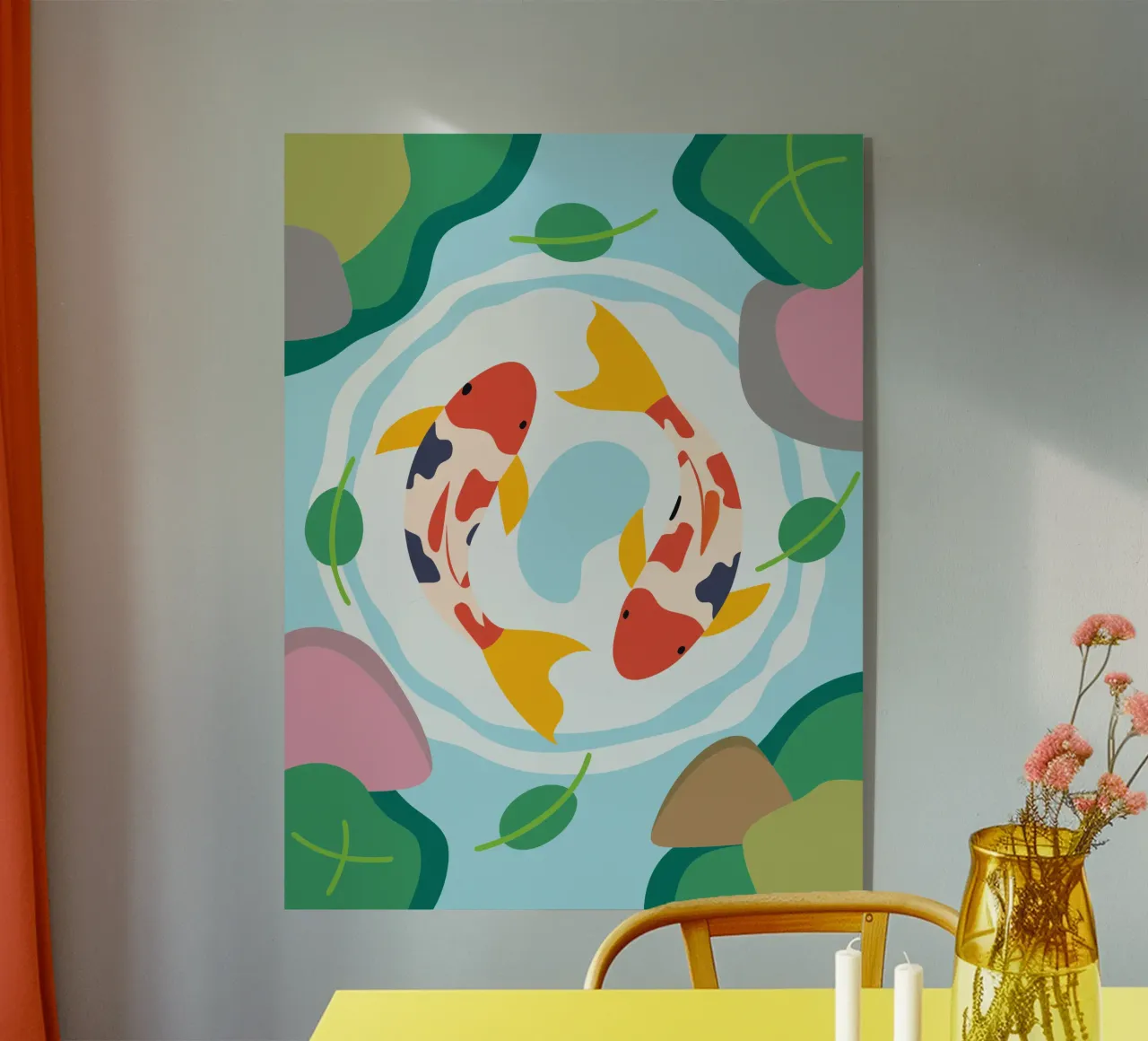 Koi Fish plexiglass da CUTE ANIMALS